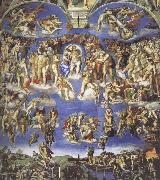 Michelangelo Buonarroti The Last  judgment oil painting artist